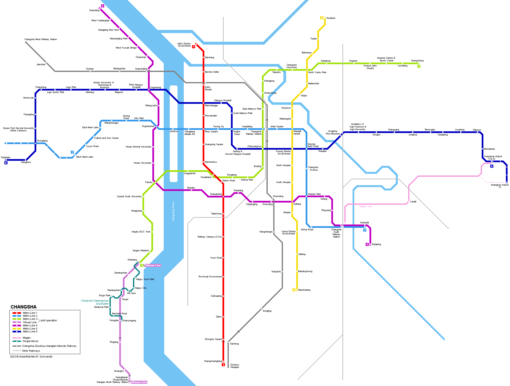 Changsha metro map