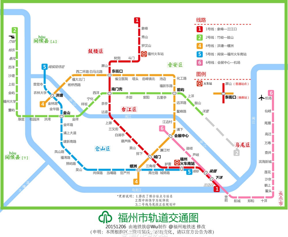 Fuzhou Metro future lines