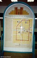 Serdika - old city centre map © UrbanRail.Net