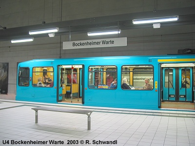 Frankfurt Stadtbahn Bockenheimer Warte