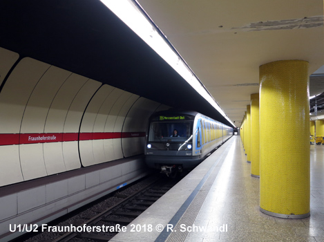 U-Bahn München U1 U2