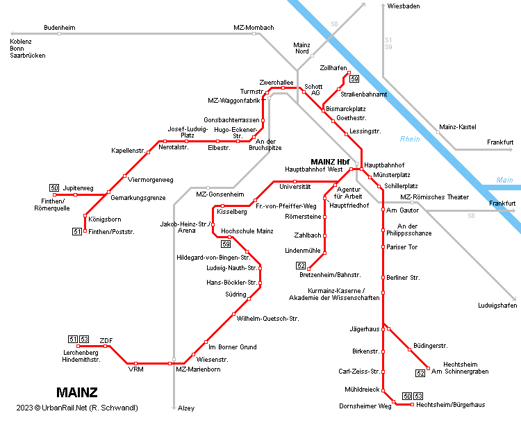 Mainz Tram Straßenbahn © Robert Schwandl