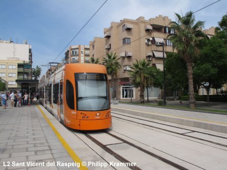 Tram Alicante Línea 2