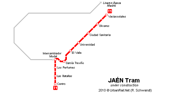 Jaén Tranvía Tram