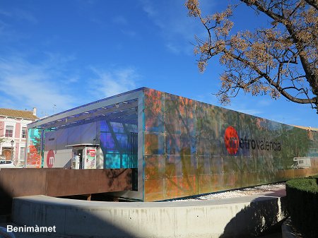 Valencia metro Benimàmet