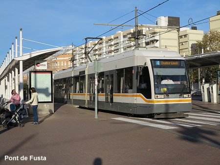 valencia tram pont de fusta