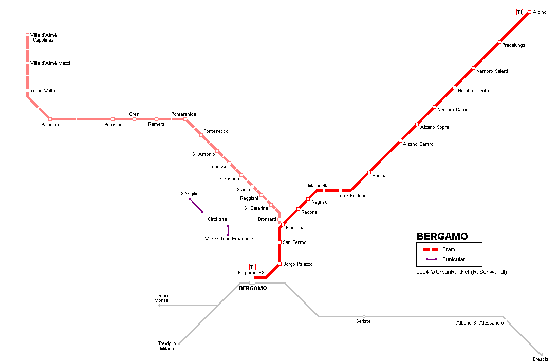 Bergamo Tramvia Light Rail