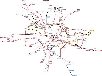 Bucharest tram metro map